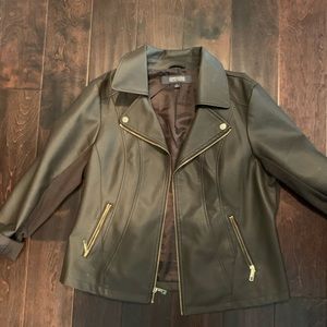 Kenneth Cole faux leather jacket